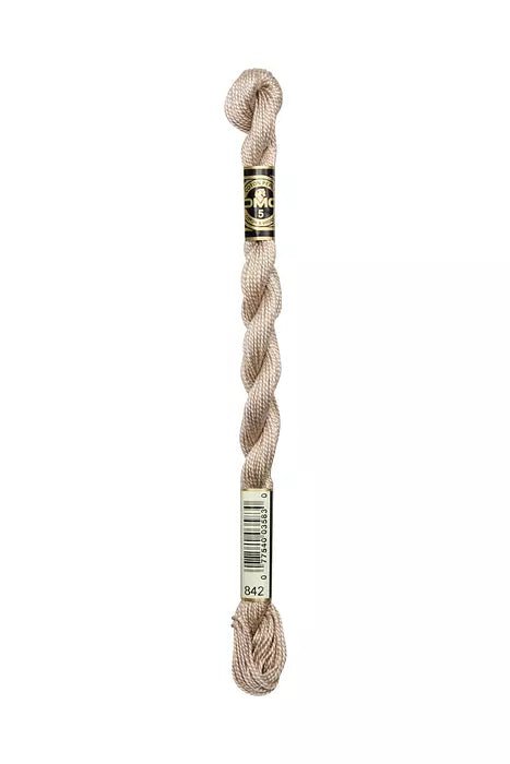 DMC 5 Pearl Cotton 842 Beige Rope