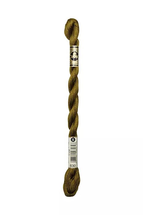 DMC 3 Pearl Cotton 830 Cork Oak