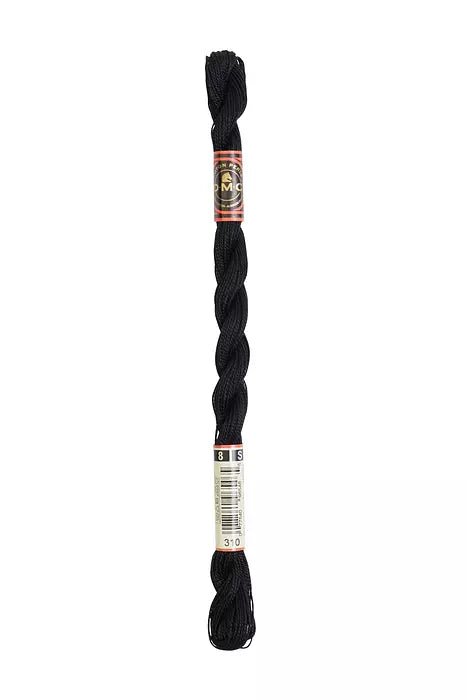 DMC 3 Pearl Cotton 310 Metallic Black
