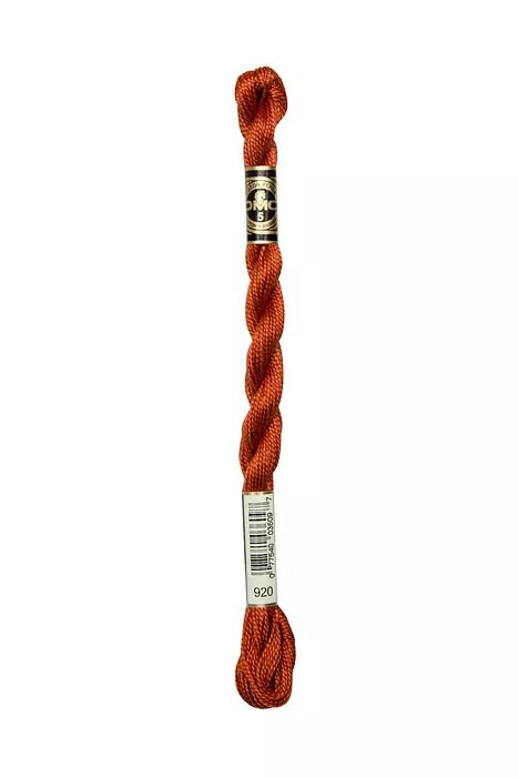 DMC 3 Pearl Cotton 920 Sienna Ochre