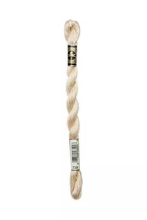 DMC 5 Pearl Cotton 739 Dune