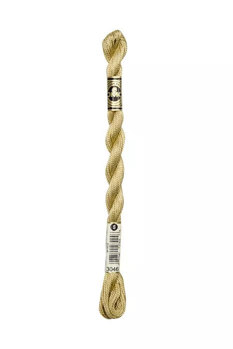 DMC 3 Pearl Cotton 3046 Biscuit
