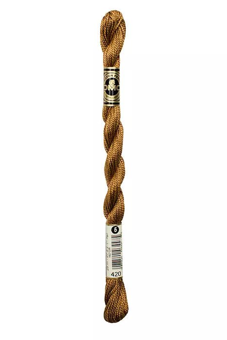 DMC 3 Pearl Cotton 420 Hazelnut