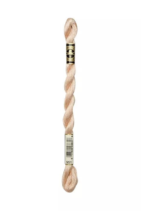 DMC 5 Pearl Cotton 951 Cashmere Beige