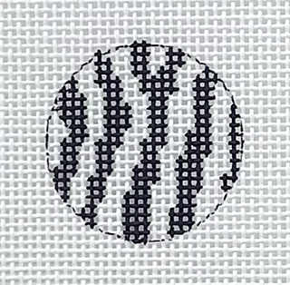 PREORDER Zebra Stripe Key Fob Insert Canvas