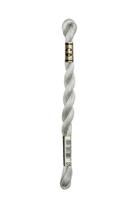 DMC 3 Pearl Cotton 3024 Silver Linings