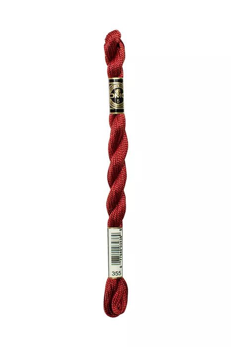DMC 3 Pearl Cotton 355 Red Brown