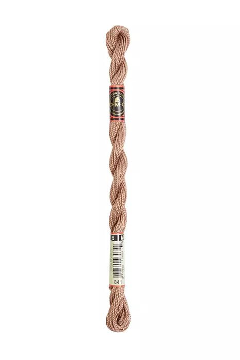 DMC 5 Pearl Cotton 841 Suede