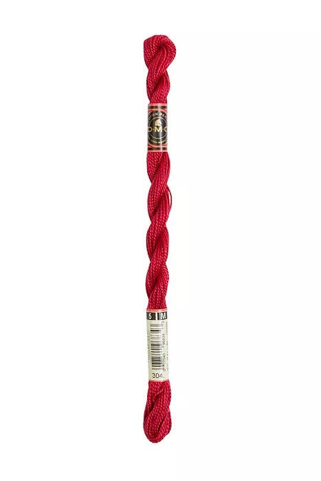 DMC 5 Pearl Cotton 304 Chinese Lacquer