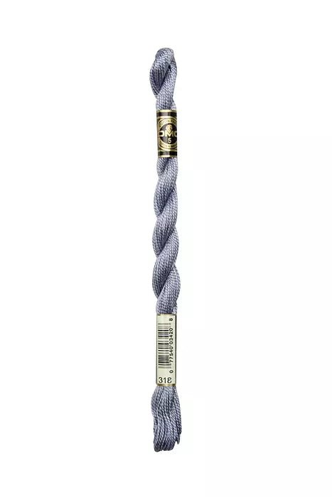 DMC 5 Pearl Cotton 318 Granite Grey