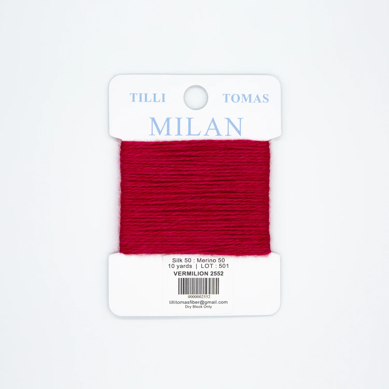 Milan Cards - Vermilion 2552