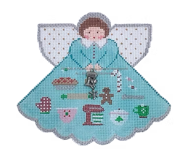 Angels with Charms: Christmas Baking Canvas