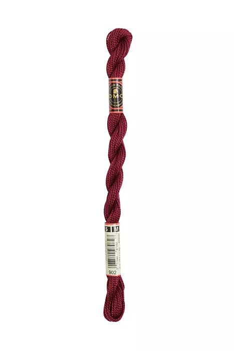 DMC 5 Pearl Cotton 902 Magenta Red