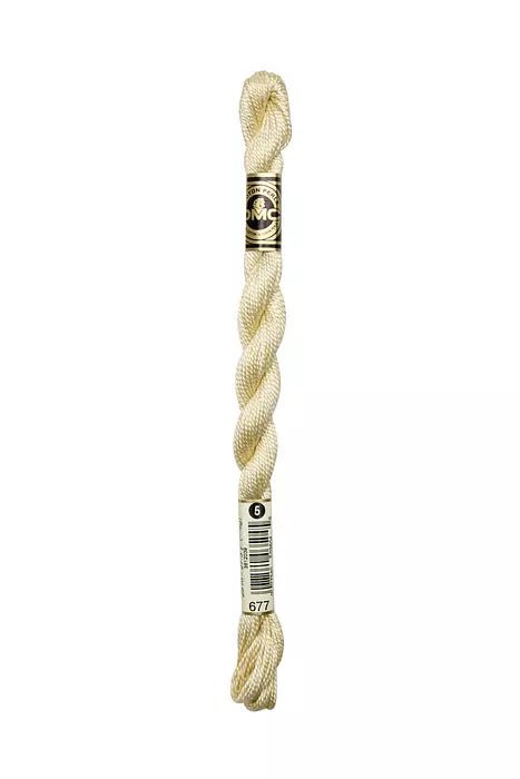 DMC 3 Pearl Cotton 677 Metallic Sand
