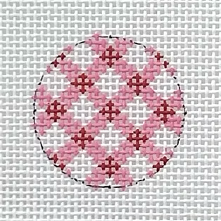 PREORDER Pink Gingham Key Fob Insert Canvas