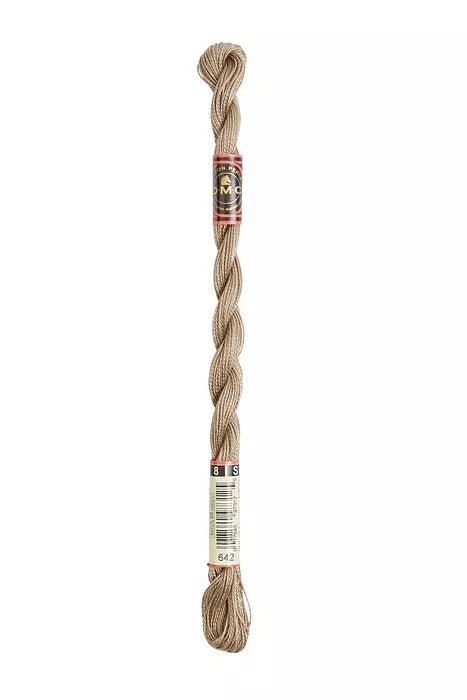 DMC 5 Pearl Cotton 642 Umbra Grey