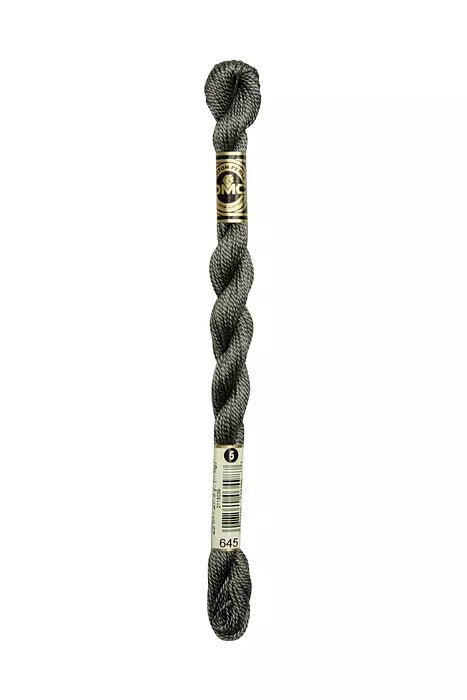 DMC 3 Pearl Cotton 645 Reindeer Grey