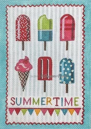 Beach Popsicles Canvas