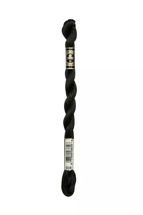 DMC 3 Pearl Cotton 934 Seaweed