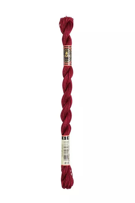DMC 3 Pearl Cotton 815 Metallic Black Cherry