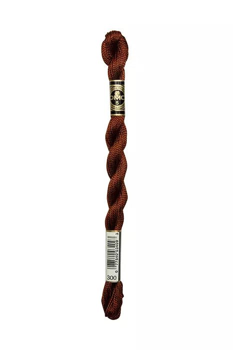DMC 3 Pearl Cotton 300 Mahogany
