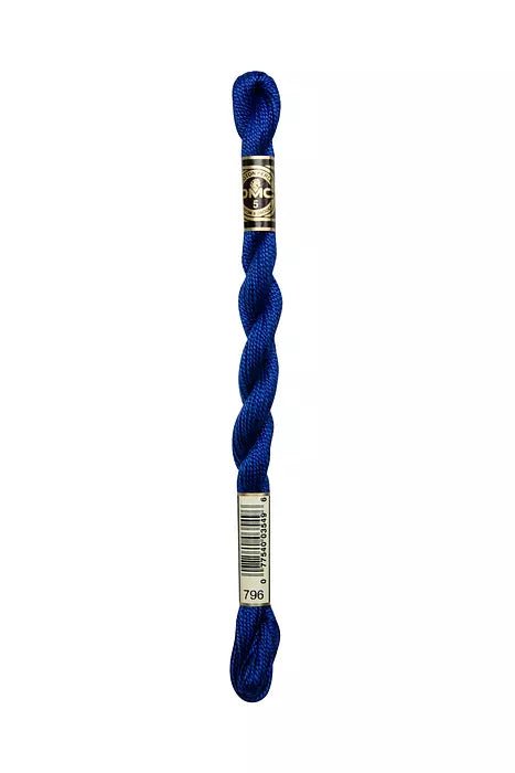 DMC 5 Pearl Cotton 796 Sevres Blue