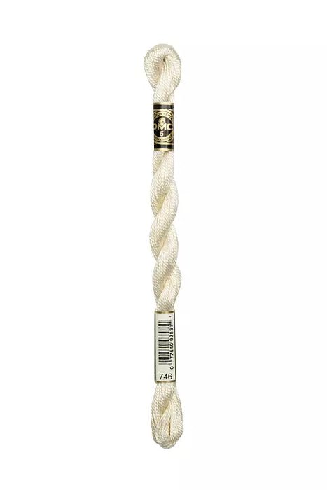 DMC 3 Pearl Cotton 746 Pearlescent Vanilla