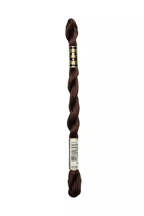 DMC 3 Pearl Cotton 838 Dark Wood