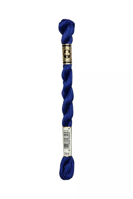 DMC 5 Pearl Cotton 791 Lapis