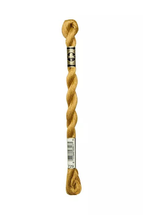 DMC 5 Pearl Cotton 729 Honey