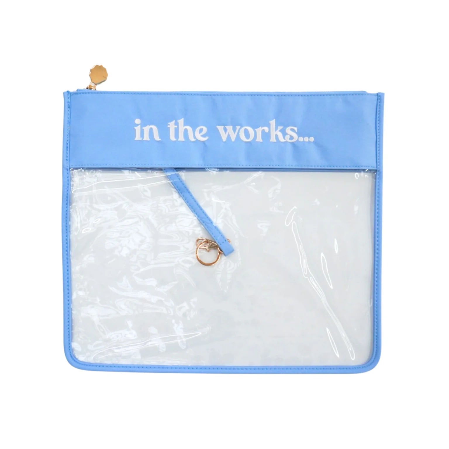 Baby Blue In The Works Project Bag