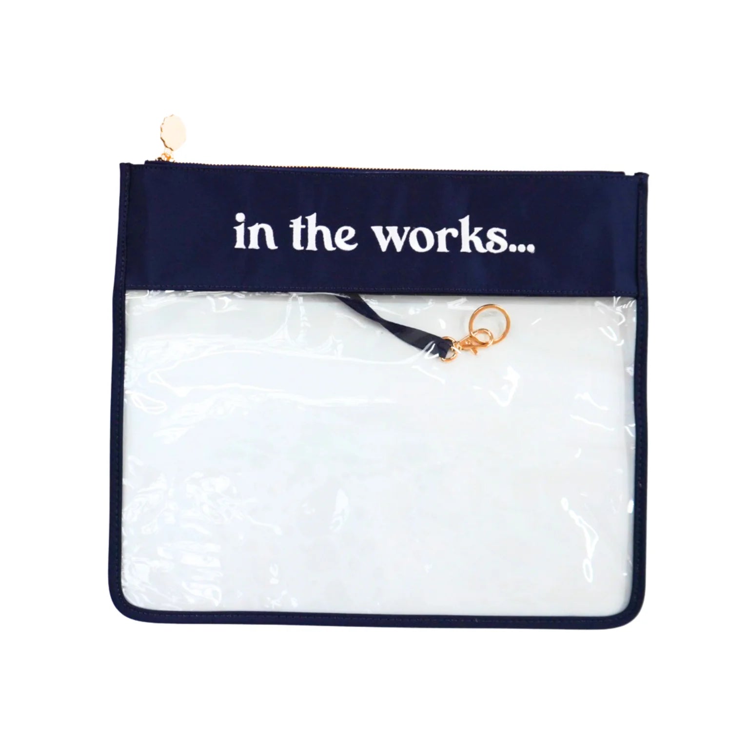 Navy In The Works Project Bag