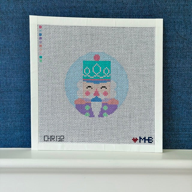 Nutcracker Grey Round Canvas