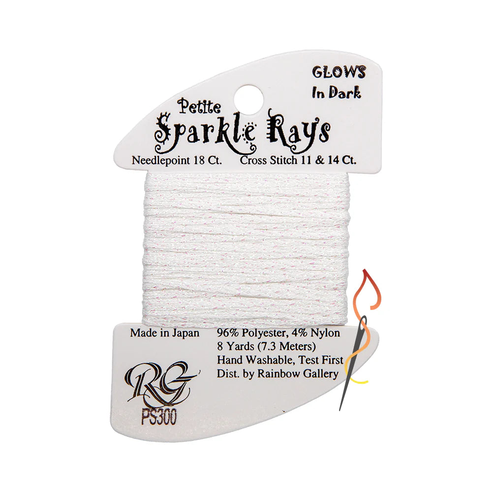 PET SPARKLE RAYS PS300-WHITE / Glow in the Dark