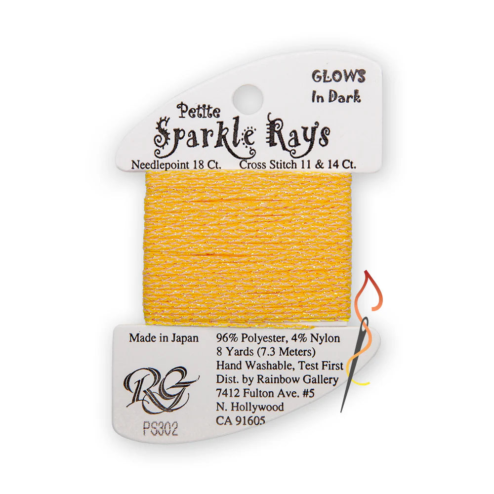 PET SPARKLE RAYS PS302-YELLOW / Glow in the Dark