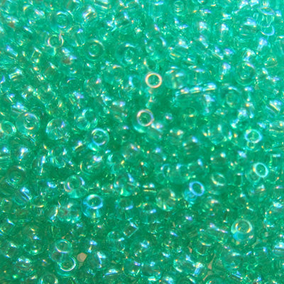 Size 11 Green Sheen #287 Beads